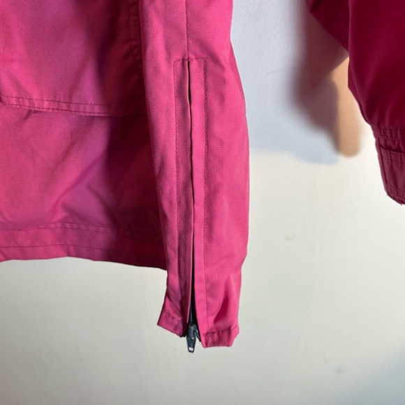 CHLOROPHYLLE Sz XL (estimated ) High Neck Hooded Zipper Vented Canvass Jacket - Picture 11 of 14